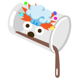 exploding head and pouring liquid