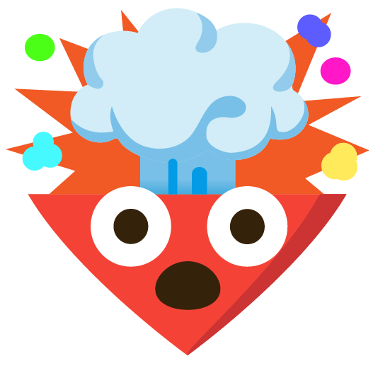 Exploding head and Red heart