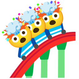 exploding head and roller coaster