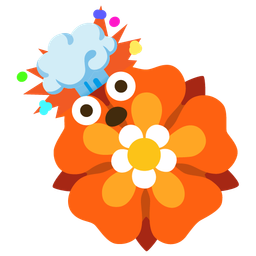 exploding head and rosette