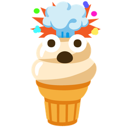 exploding head and soft ice cream