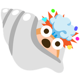 exploding head and spiral shell