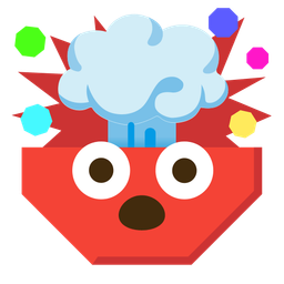 exploding head and stop sign