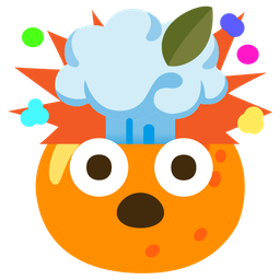 exploding head and tangerine