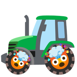 exploding head and tractor