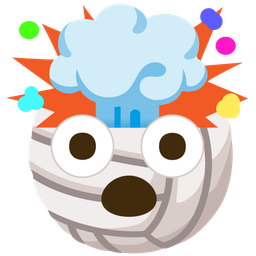 exploding head and volleyball