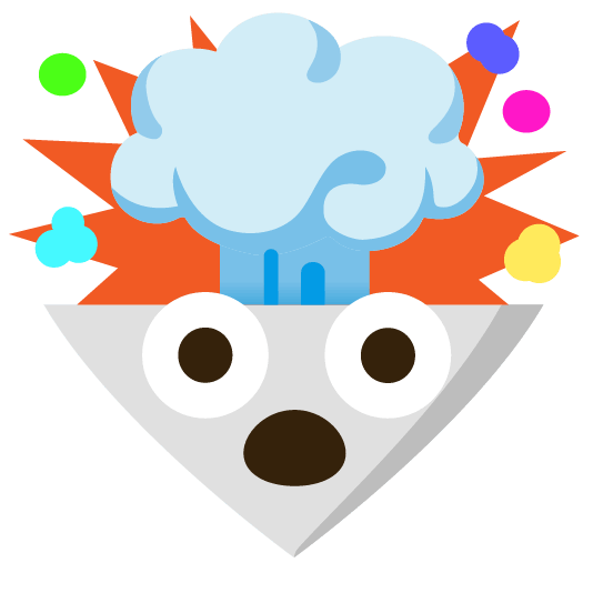 Exploding head and White heart