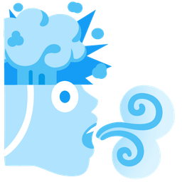 exploding head and wind face