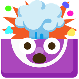 exploding head and yin yang