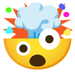 Exploding head and Zany face