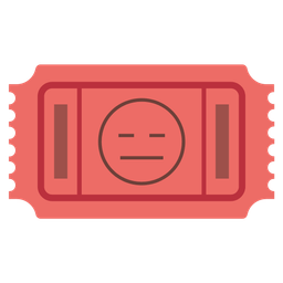 expressionless face and admission tickets