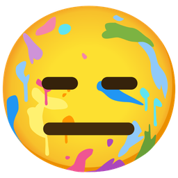 expressionless face and artist palette