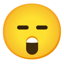 expressionless face and astonished face