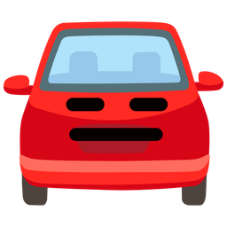 expressionless face and automobile