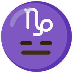 expressionless face and Capricorn