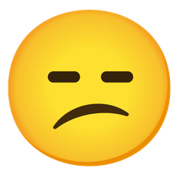 expressionless face and confused face