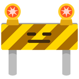 expressionless face and construction