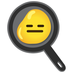 expressionless face and cooking