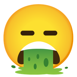 expressionless face and face vomiting