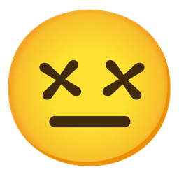 expressionless face and face with crossed-out eyes