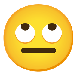 expressionless face and face with rolling eyes