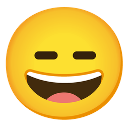 Expressionless face and Grinning face