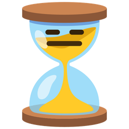 expressionless face and hourglass not done