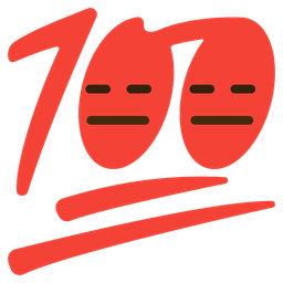 expressionless face and hundred points