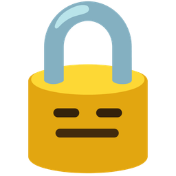 expressionless face and locked