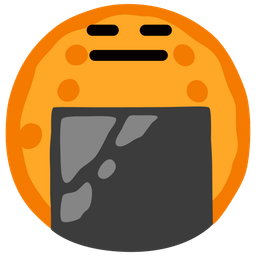 expressionless face and rice cracker