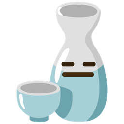 expressionless face and sake