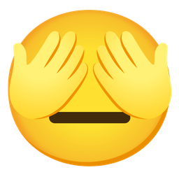 expressionless face and see-no-evil monkey