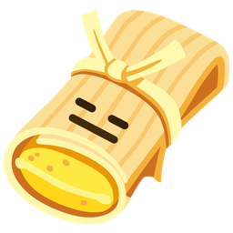 expressionless face and tamale