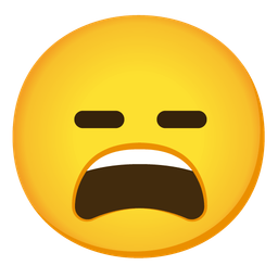 expressionless face and weary face