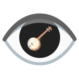 eye and banjo