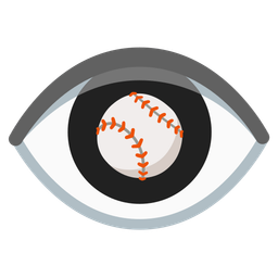 eye and baseball