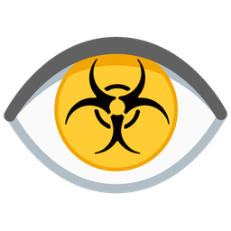 eye and biohazard
