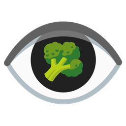 eye and broccoli