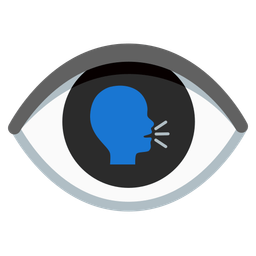 eye and busts in silhouette