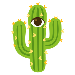eye and cactus