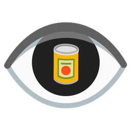 eye and canned food