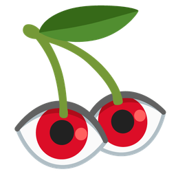eye and cherries
