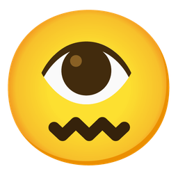 eye and confounded face