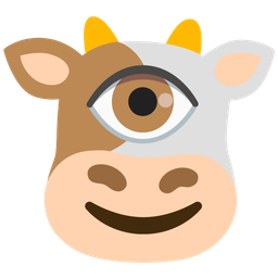 eye and cow face