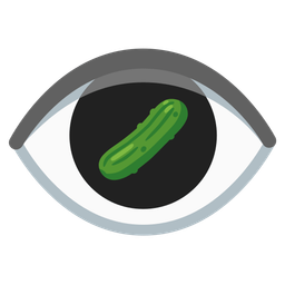 eye and cucumber