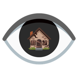 eye and derelict house