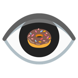 eye and doughnut