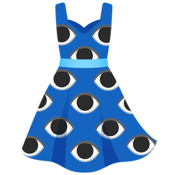 eye and dress