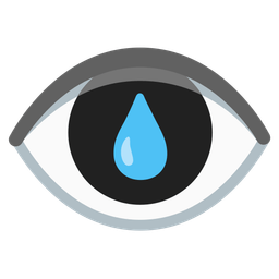 eye and droplet