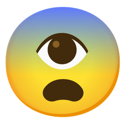 eye and fearful face